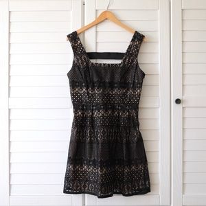 Fishbowl Lace Black Dress